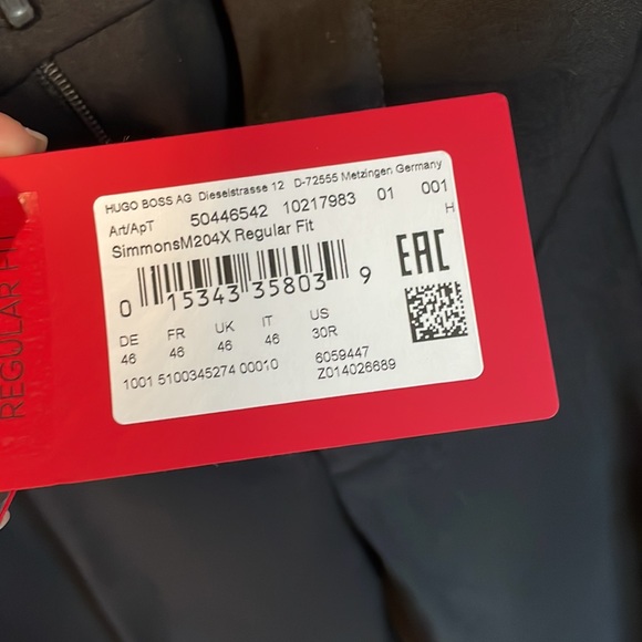 Hugo Modern-fit wool suit pants - Picture 9 of 11